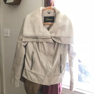 Gorgeous Real Leather Guess jacket
